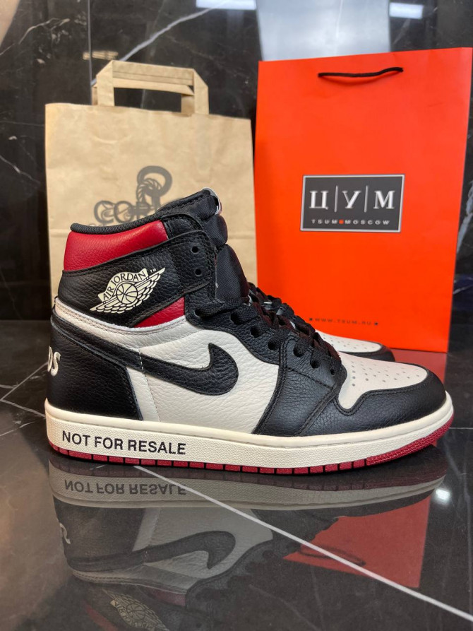 Кроссовки Jordan 1 Retro High "Not For Resale" Varsity Red — изображение 2