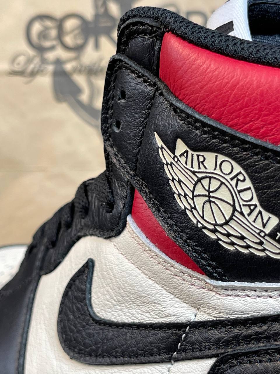 Кроссовки Jordan 1 Retro High "Not For Resale" Varsity Red — фото 9