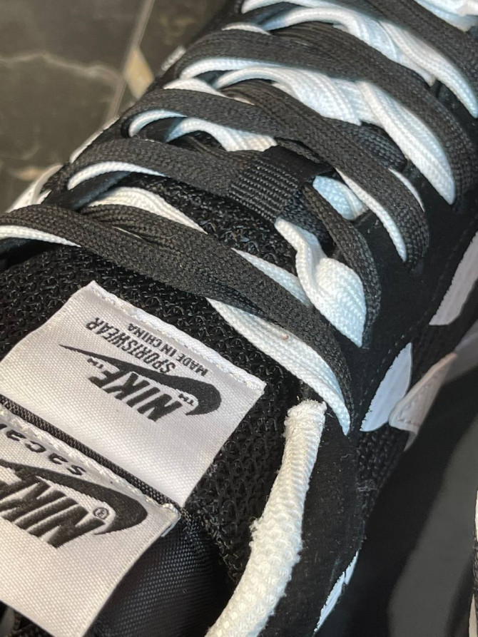 Кроссовки Nike x Sakai VaporWaffle Black — изображение 7
