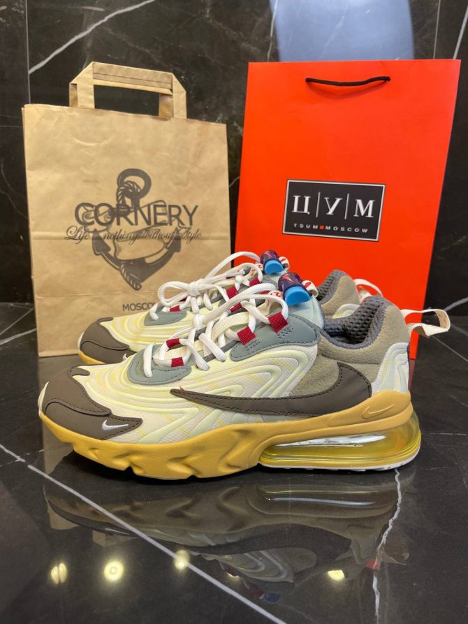 Кроссовки Nike Travis Scott x Air Max 270 React ENG Cactus Trails (дисконт) — изображение 3