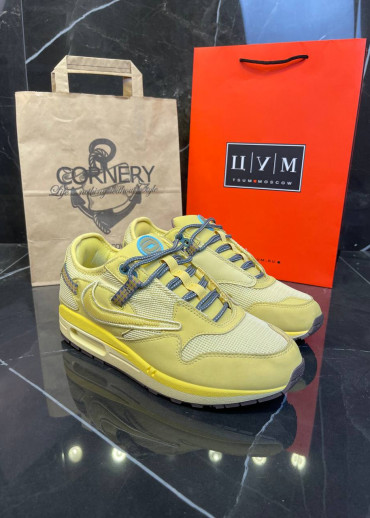 Кроссовки Nike Air Max 1 x Travis Scott Saturn Gold