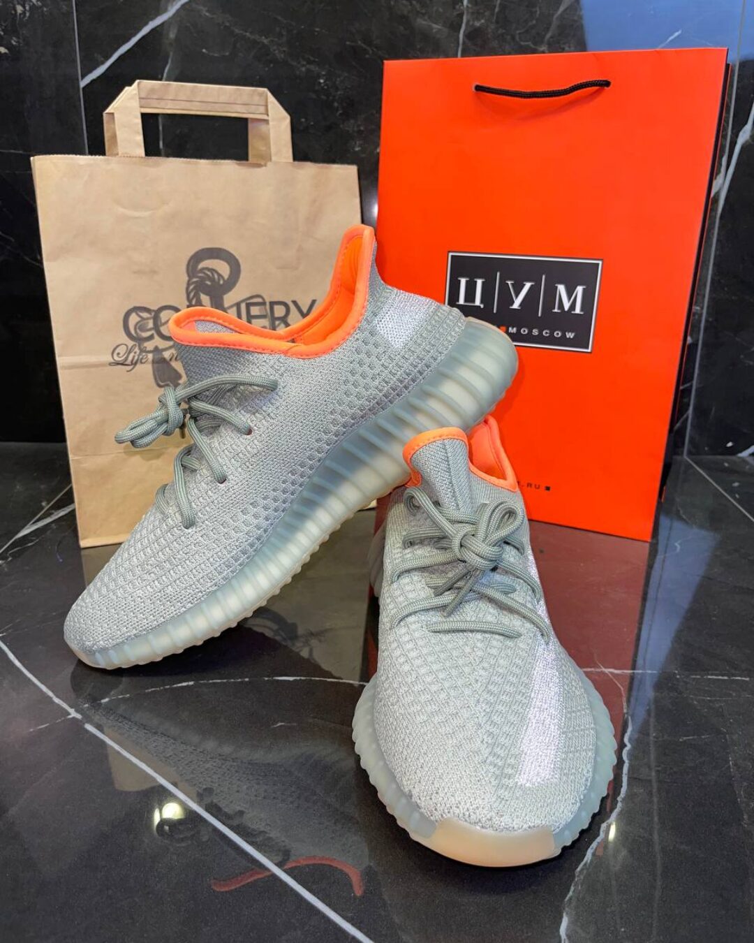 Yeezy 350 V2 Desert Sage — изображение 5