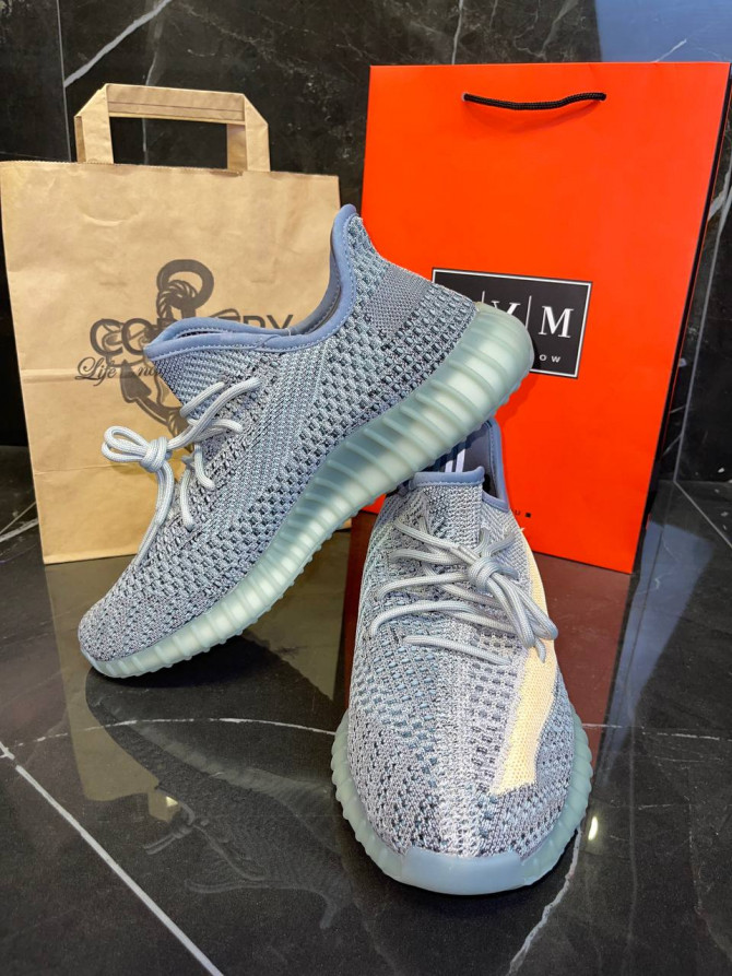 Yeezy 350 V2 Ash Blue — изображение 5