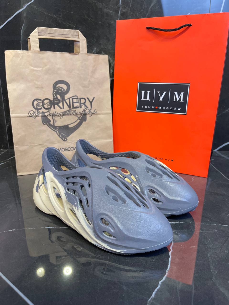 Yeezy Foam "Moon Grey" (дисконт) — фото 1