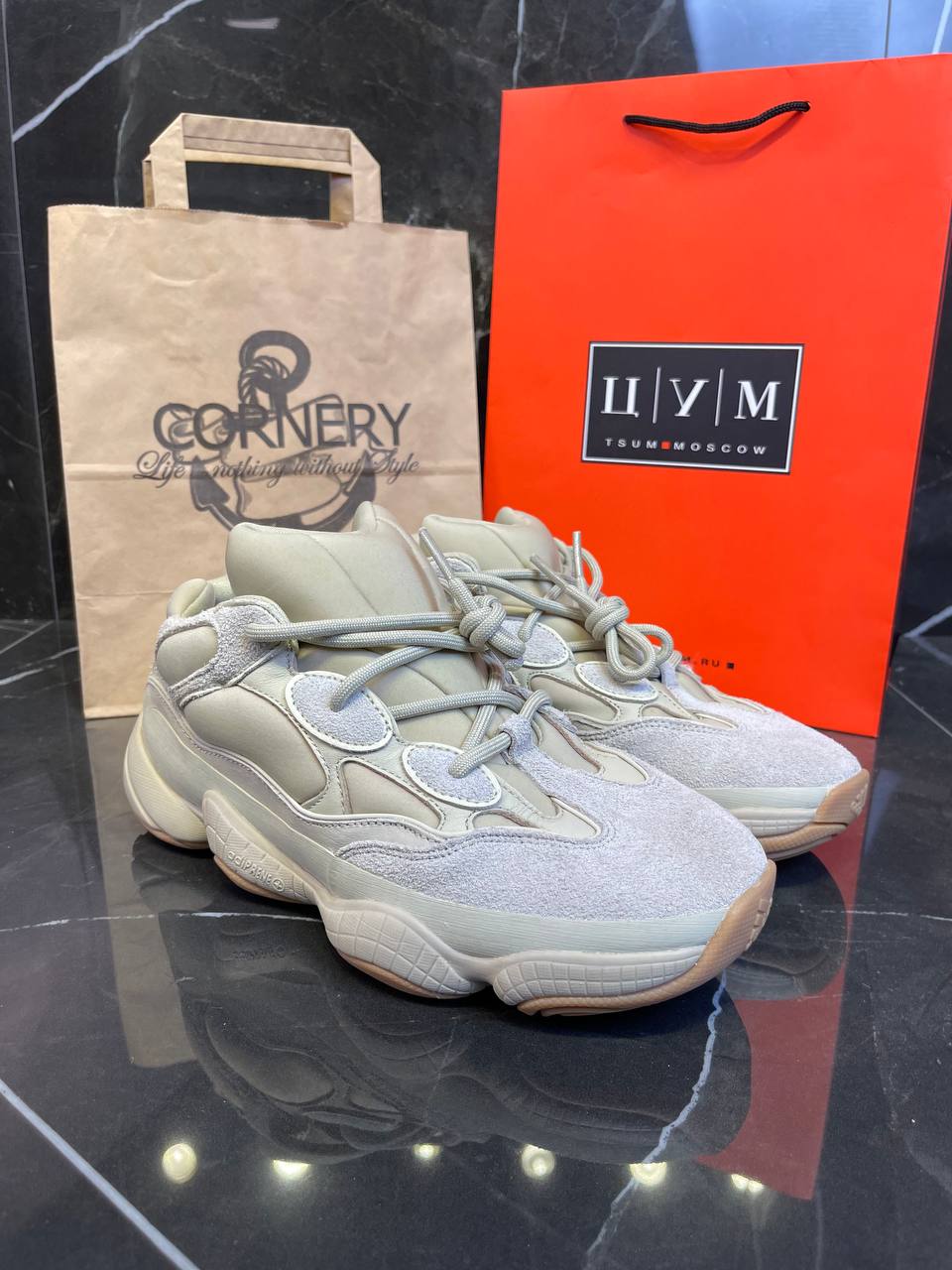 Yeezy 500 Bone White — фото 1