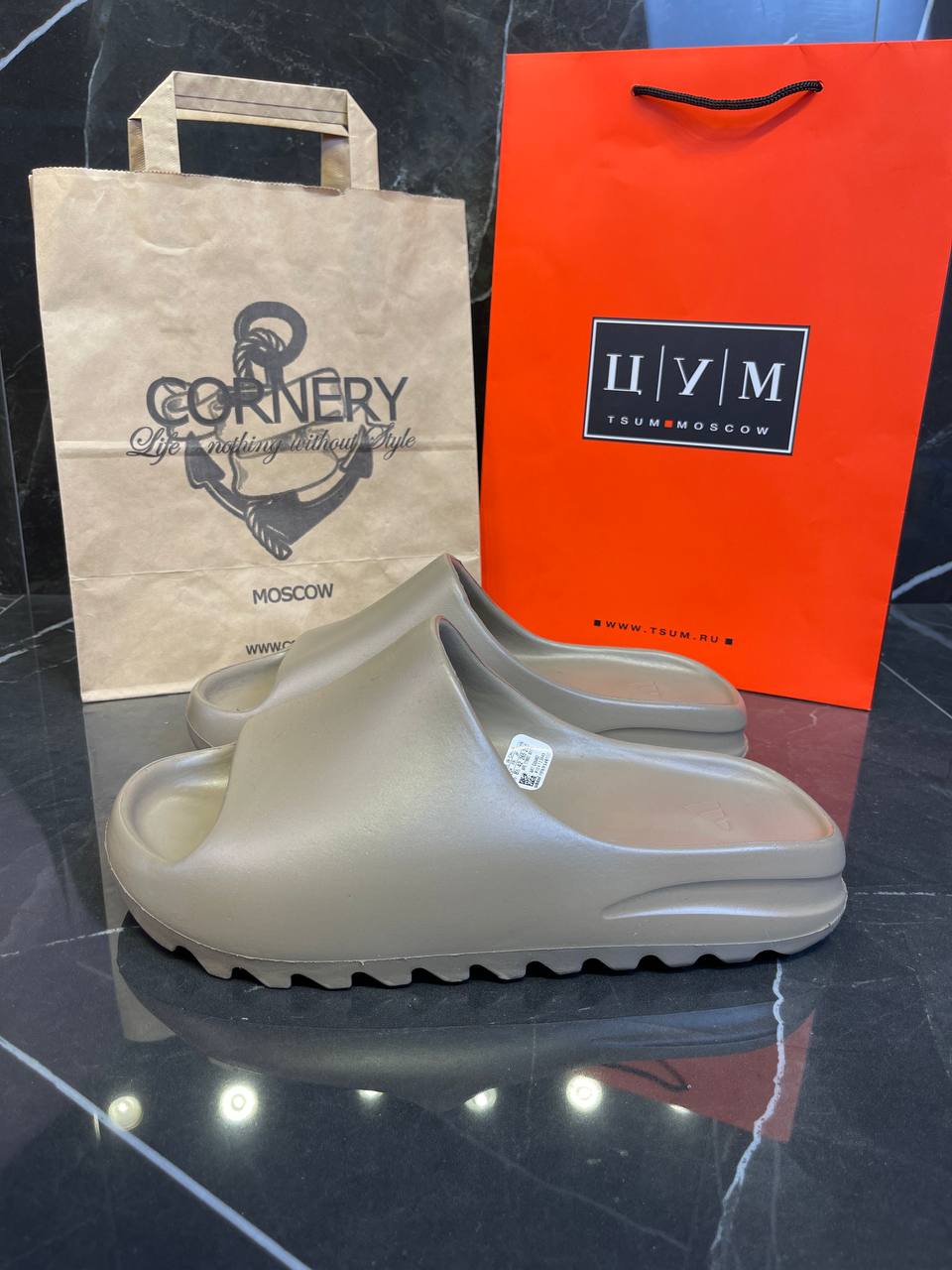 Yeezy Slide "Сore" (дисконт) — фото 2