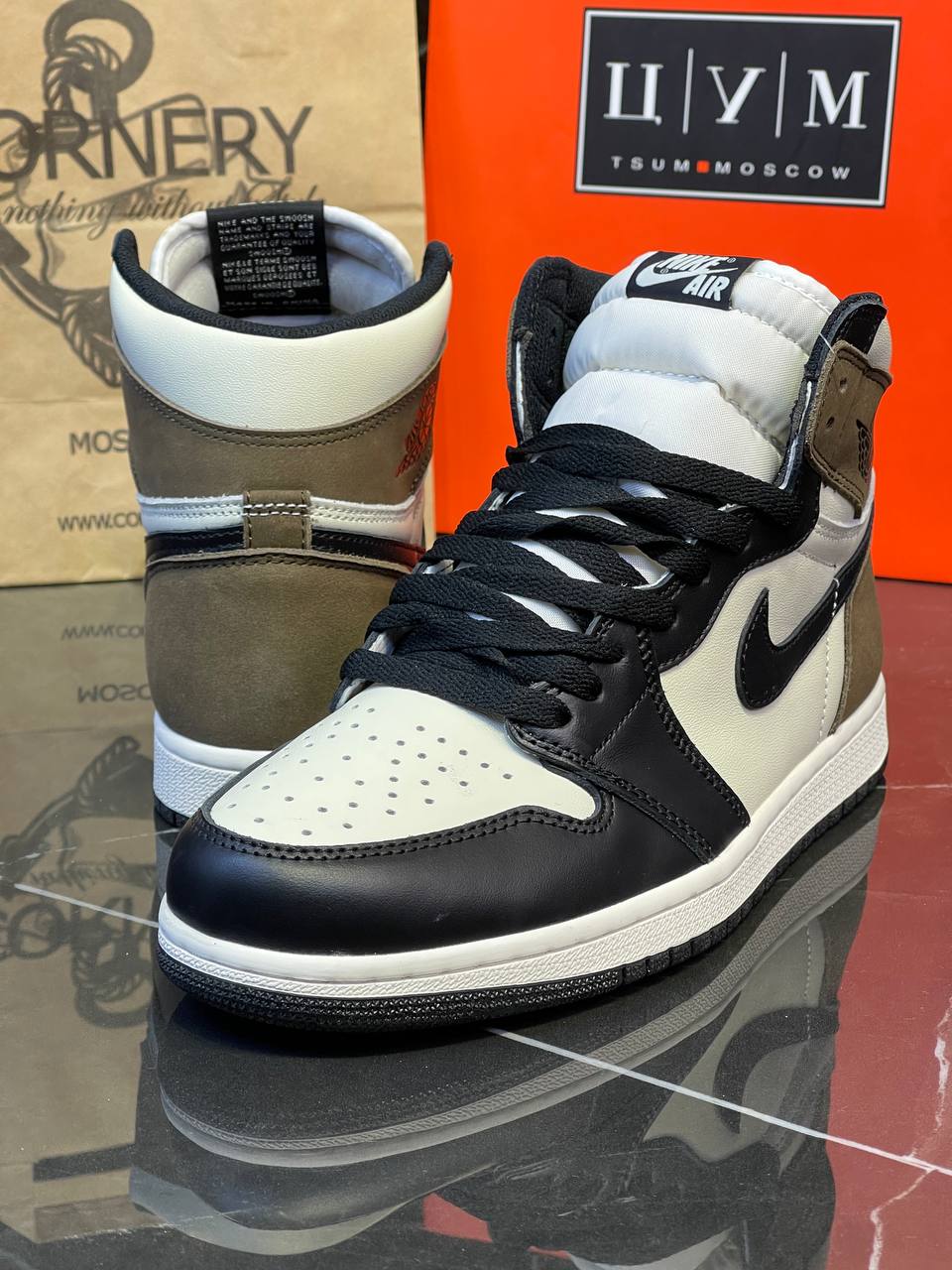 Кроссовки Jordan 1 Retro High Dark Mocha — фото 10