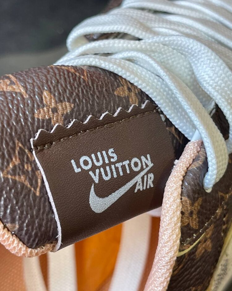 Nike Air Force 1 Low x Louis Vuitton Brown — фото 6