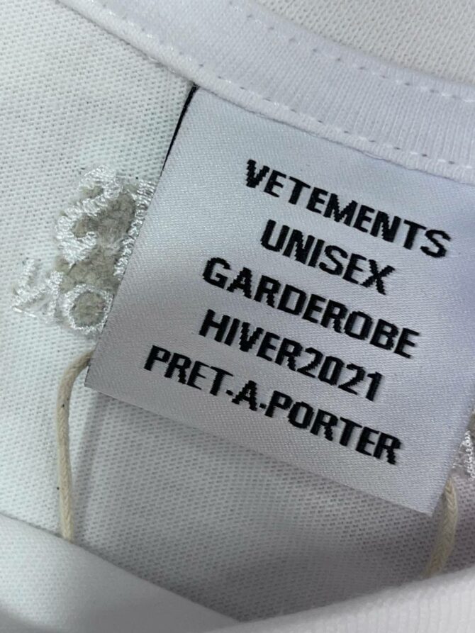 Футболка Vetements TNF Logo — изображение 8