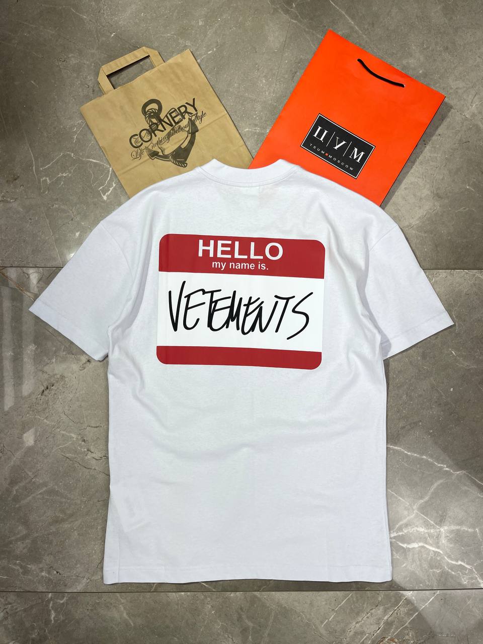 Футболка Vetements My Name Is — фото 11