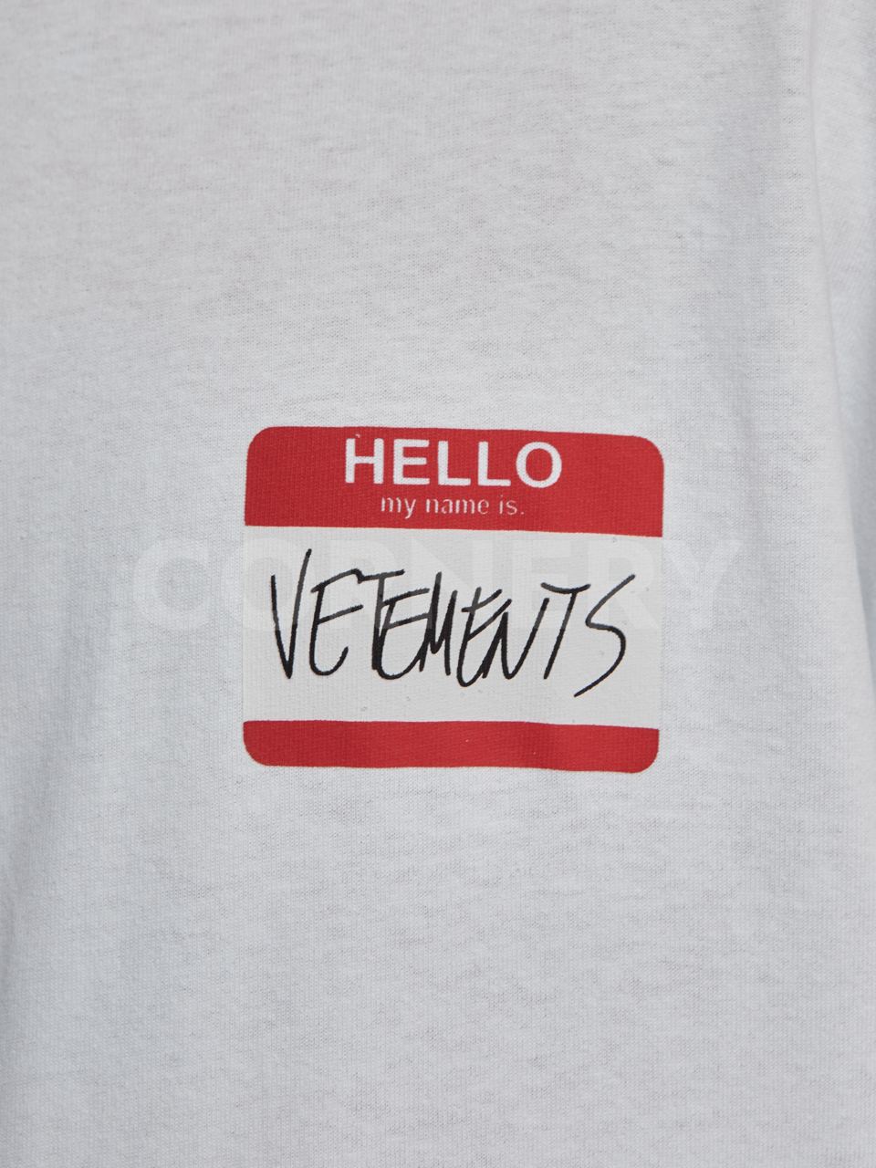 Футболка Vetements My Name Is — фото 9