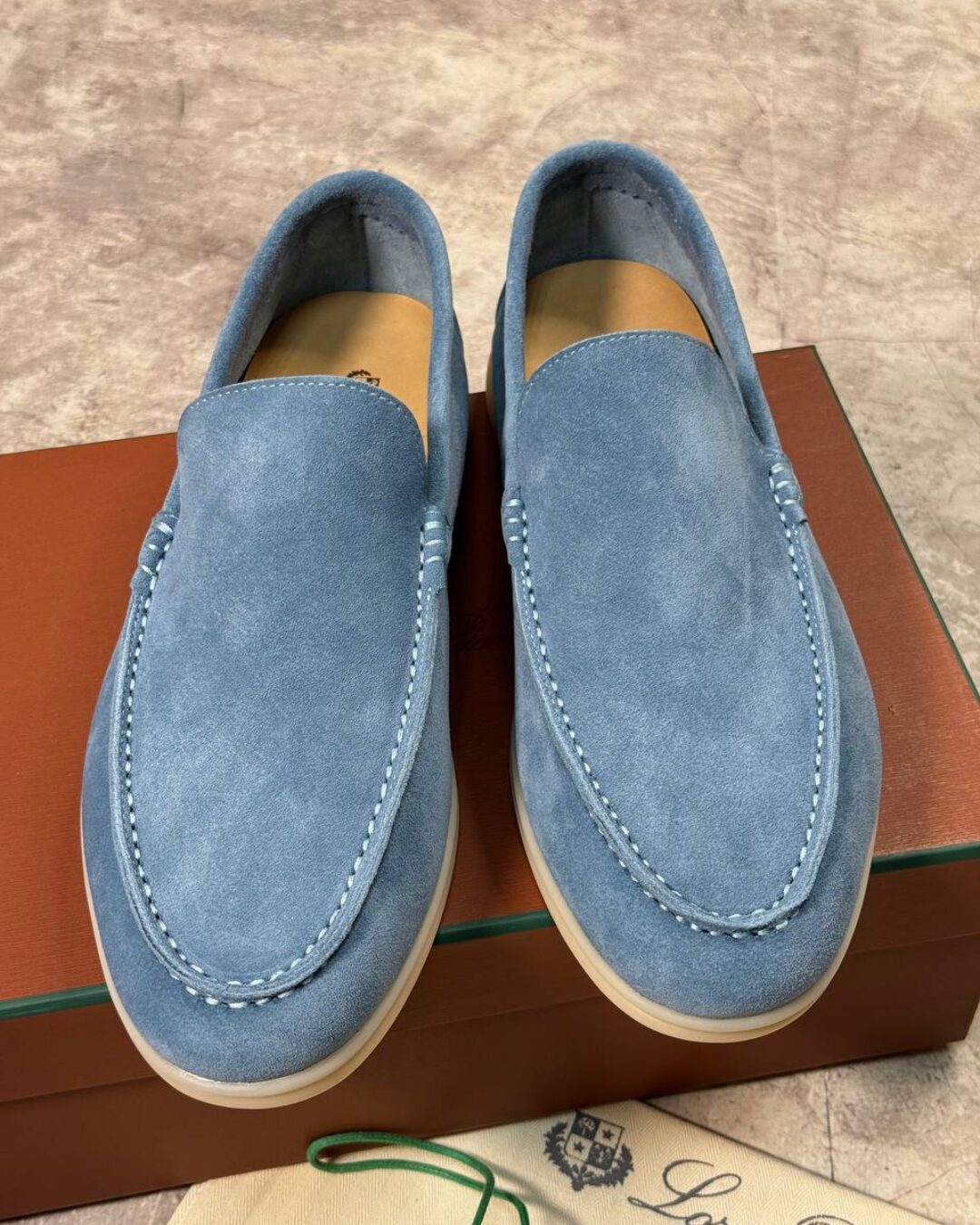 Лоферы Loro Piana Light Blue — изображение 2