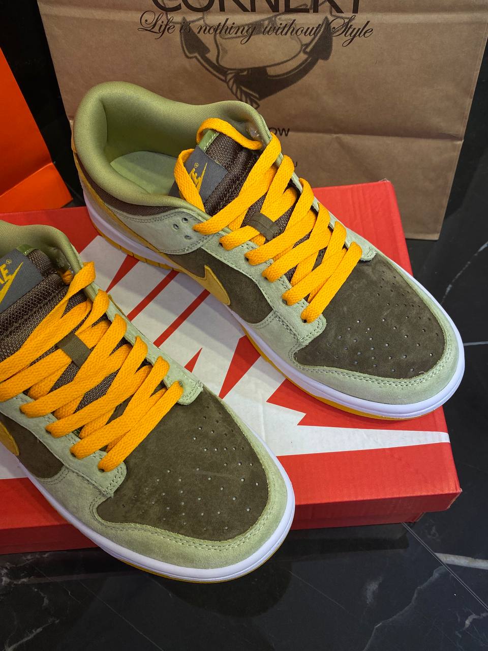 Кеды Nike Dunk Low Dusty Olive — фото 2