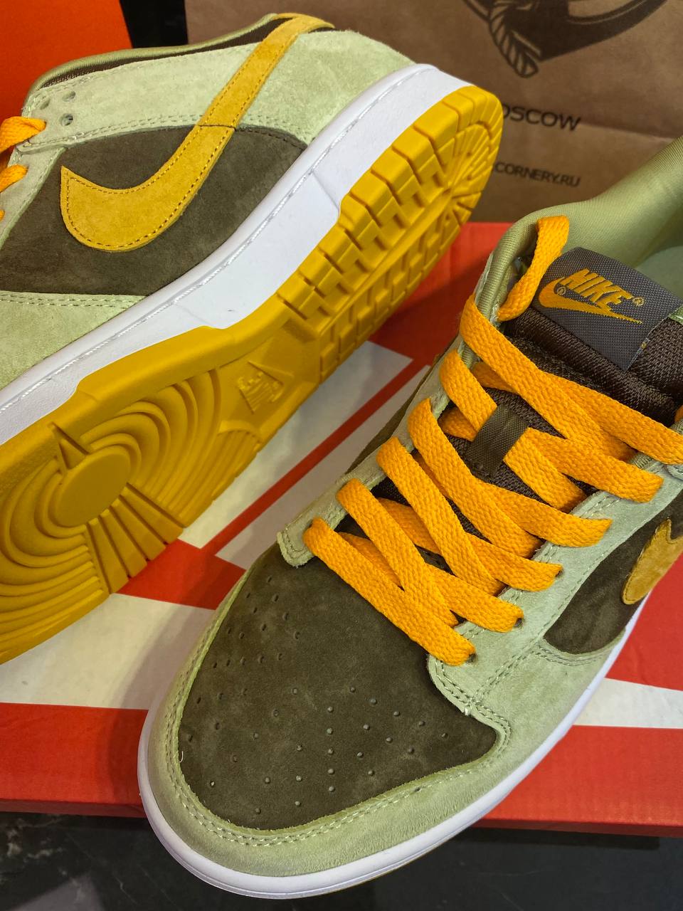Кеды Nike Dunk Low Dusty Olive — фото 8