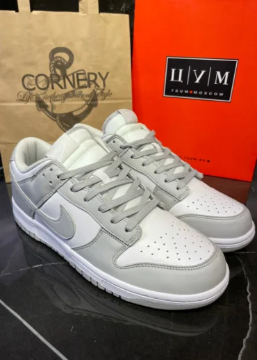 Кеды Nike Dunk Low Grey Fog