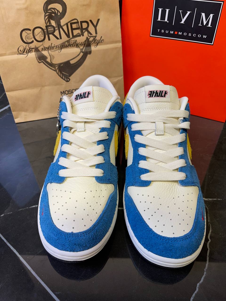 Кеды Nike Dunk Low Kasina Industrial Blue — фото 2