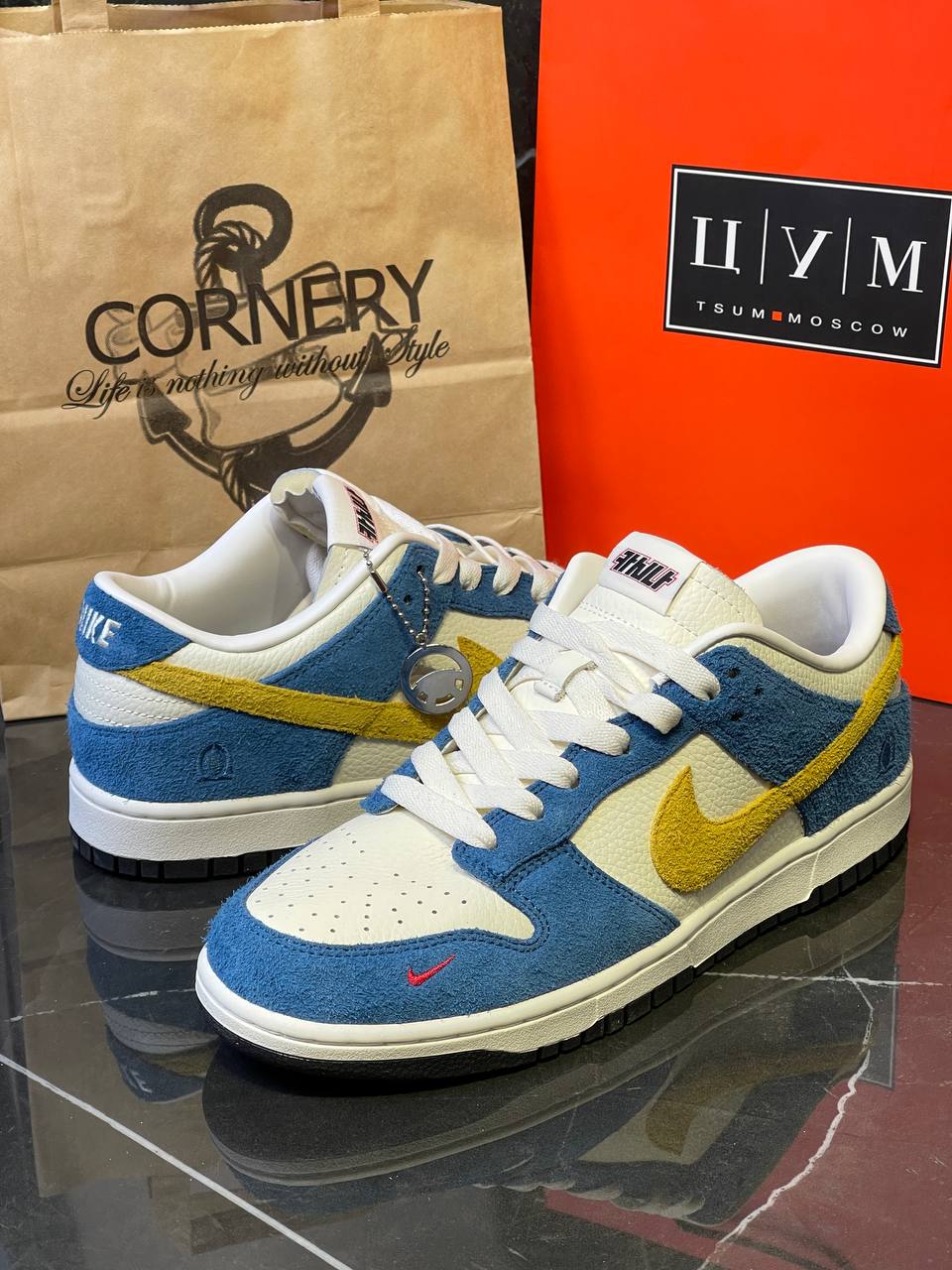 Кеды Nike Dunk Low Kasina Industrial Blue — фото 3