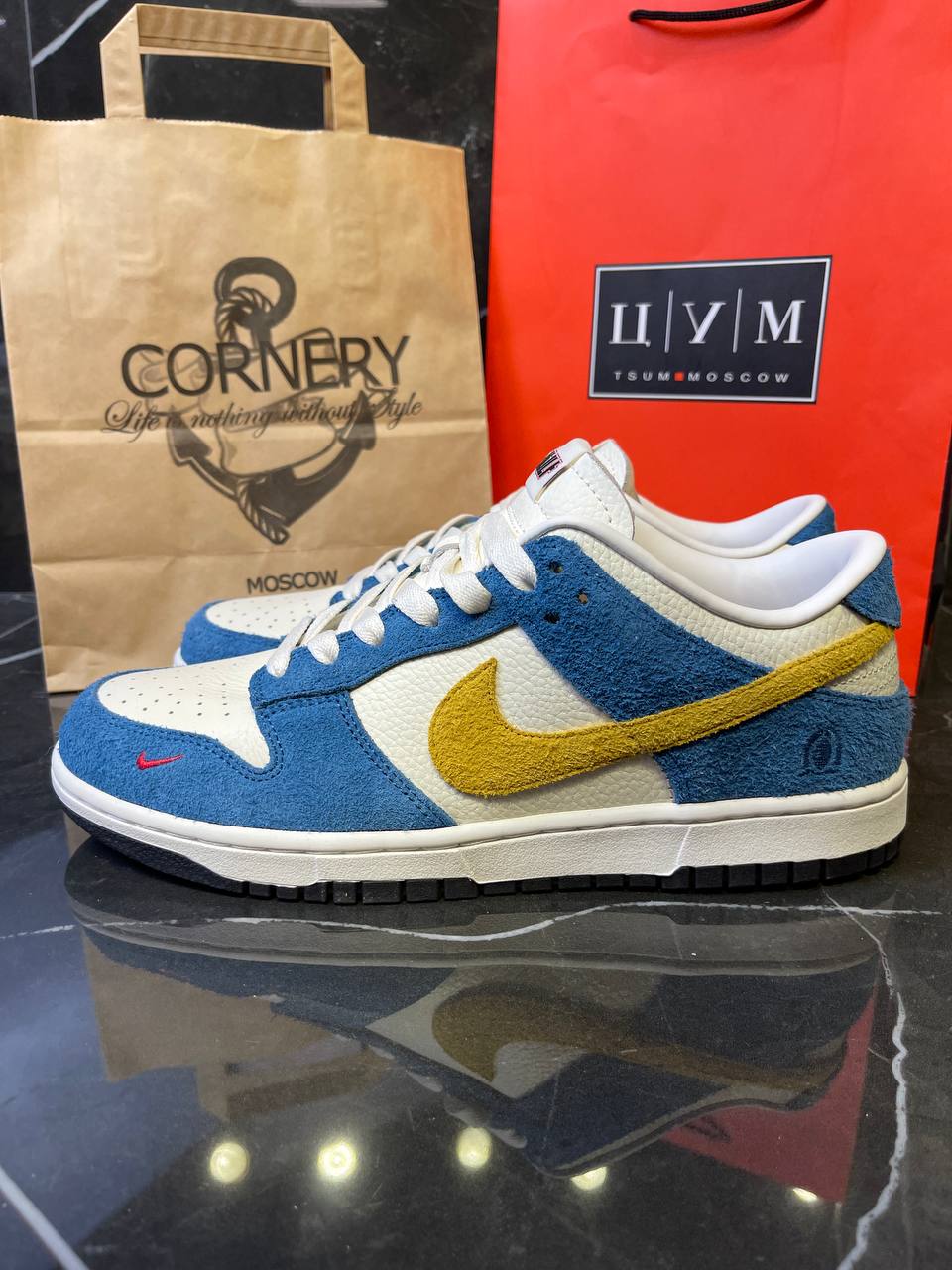 Кеды Nike Dunk Low Kasina Industrial Blue — фото 6