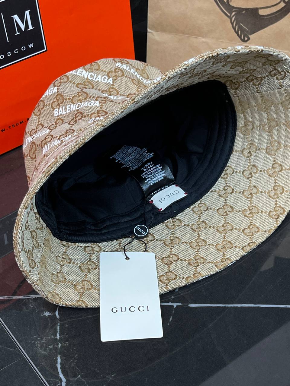 Панама Balenciaga x Gucci — фото 8