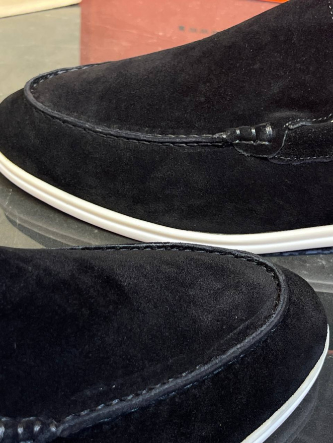 Лоферы Loro Piana Black — изображение 5