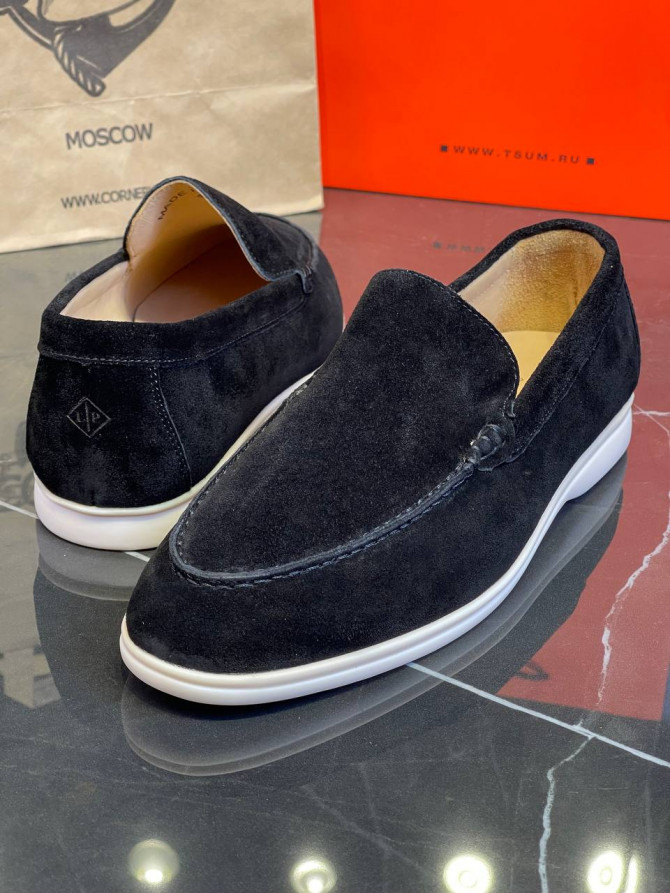 Лоферы Loro Piana Black — изображение 6