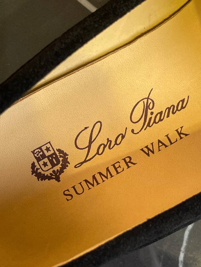 Лоферы Loro Piana Black — изображение 8