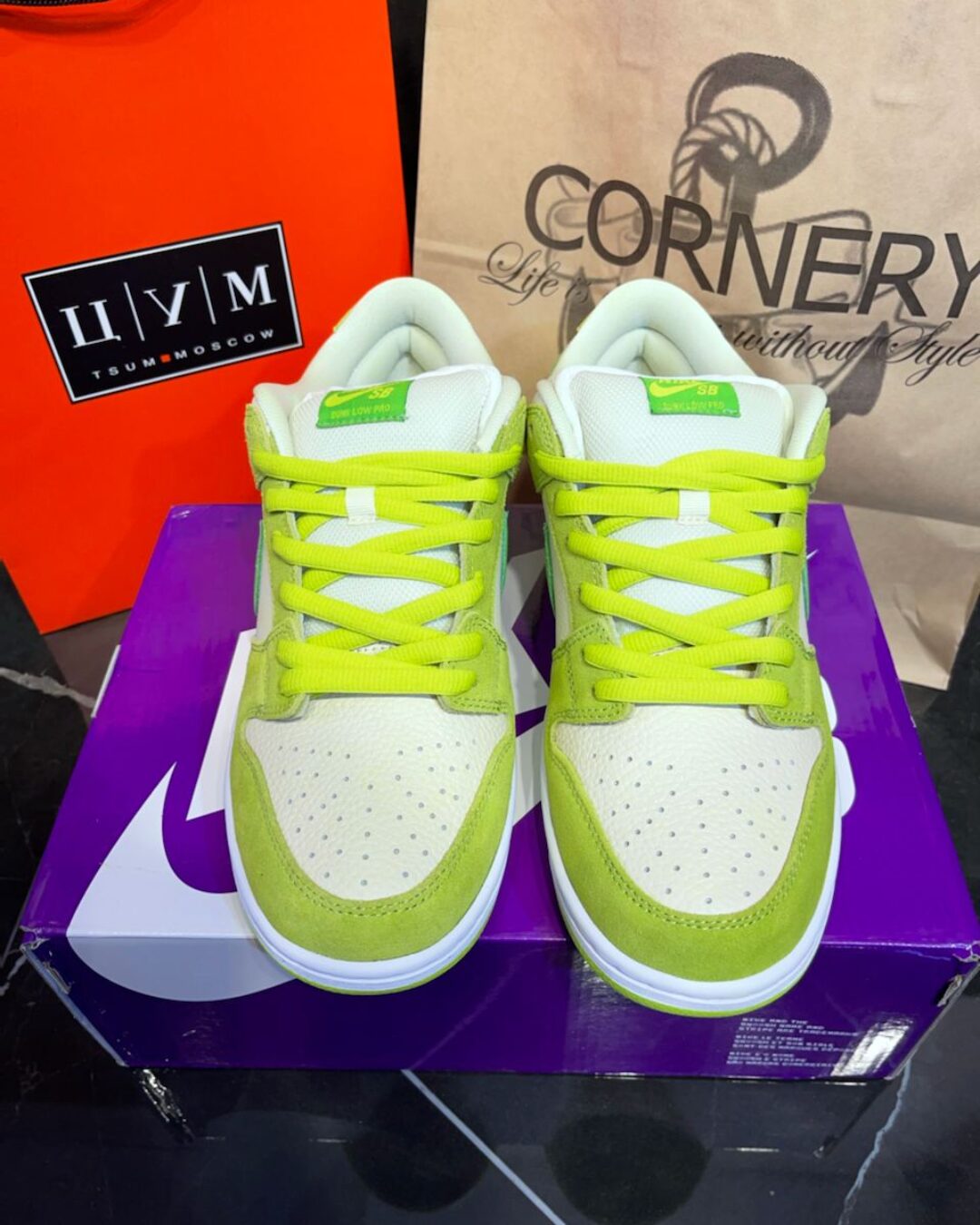 Кеды Nike SB Dunk Low Green Apple — изображение 3