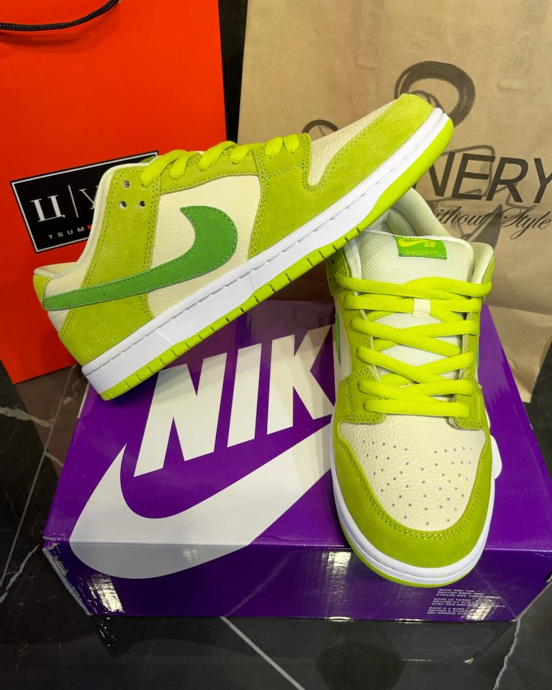 Кеды Nike SB Dunk Low Green Apple — изображение 2