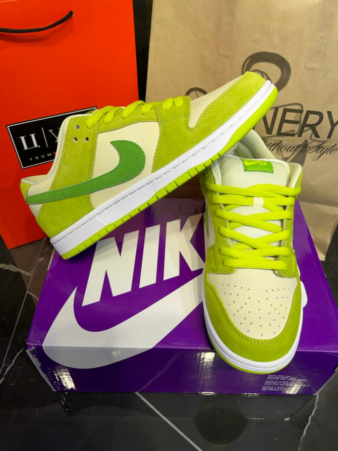 Кеды Nike SB Dunk Low Green Apple — изображение 2
