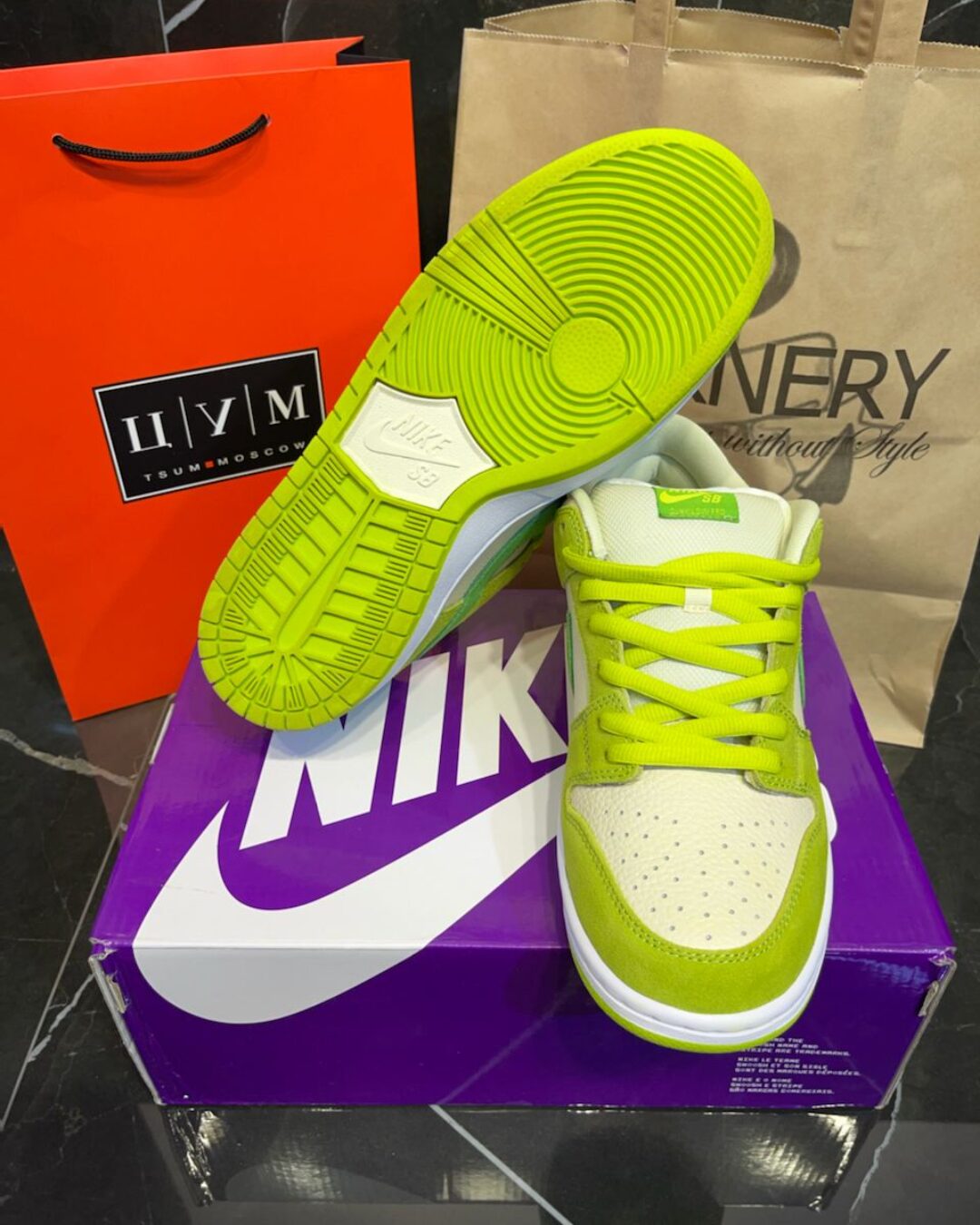 Кеды Nike SB Dunk Low Green Apple — изображение 6