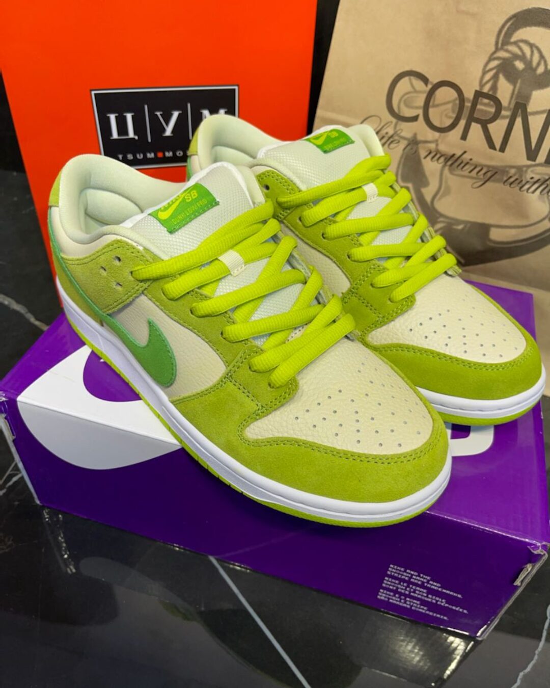 Кеды Nike SB Dunk Low Green Apple — изображение 7