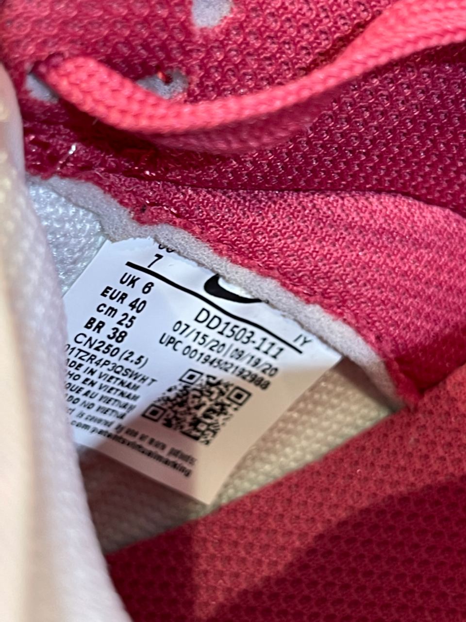 Кеды Nike Dunk Low Archeo Pink — фото 8