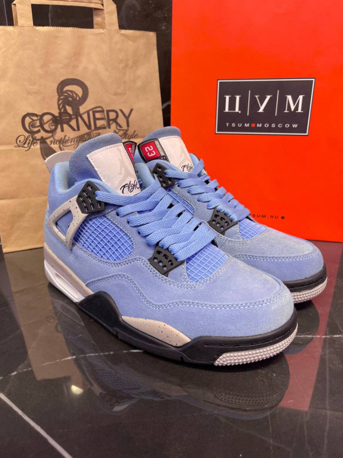 Кроссовки Nike Air Jordan 4 Retro 4 Retro University Blue