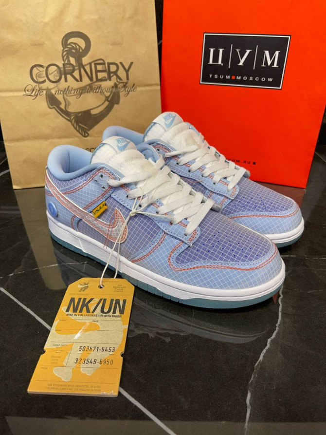 Кеды Nike Dunk Low Union Passport Pack Argon