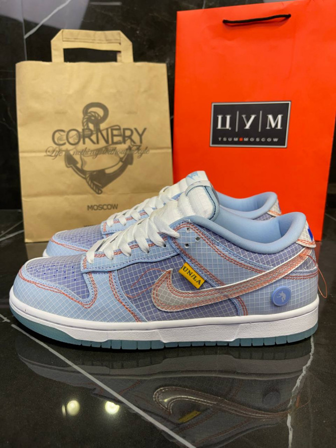 Кеды Nike Dunk Low Union Passport Pack Argon — изображение 3
