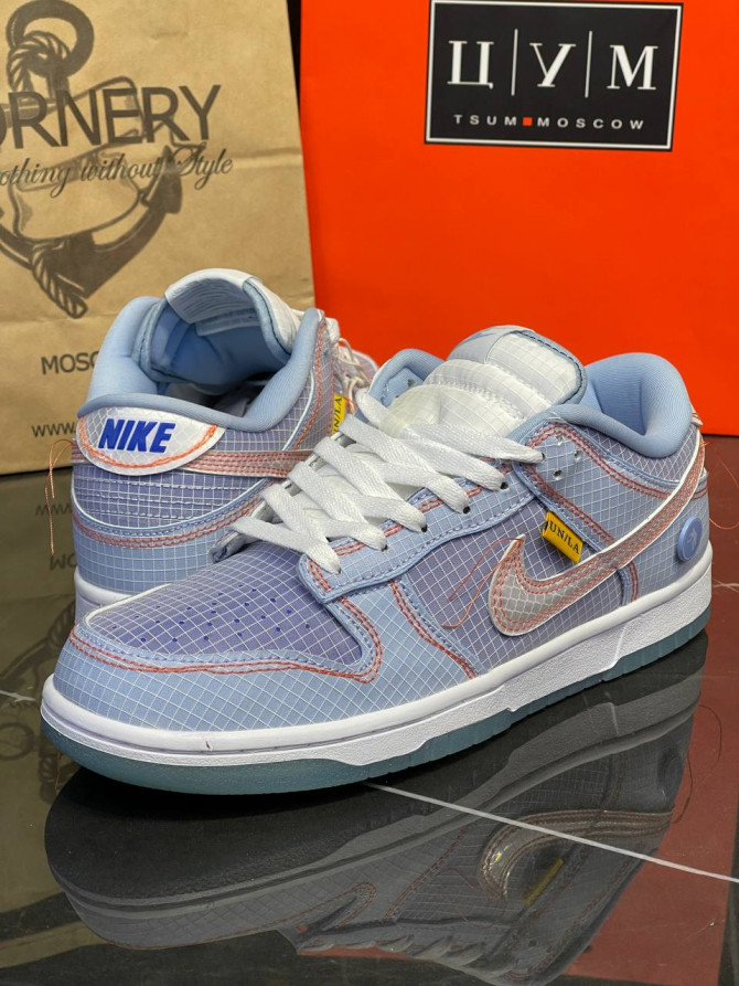 Кеды Nike Dunk Low Union Passport Pack Argon — изображение 4
