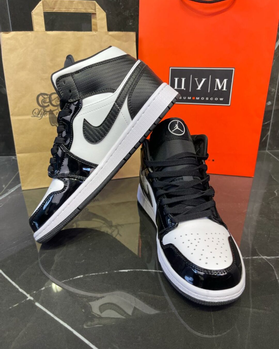 Кроссовки Nike Air Jordan 1 Mid Carbon Fiber All-Star — изображение 4