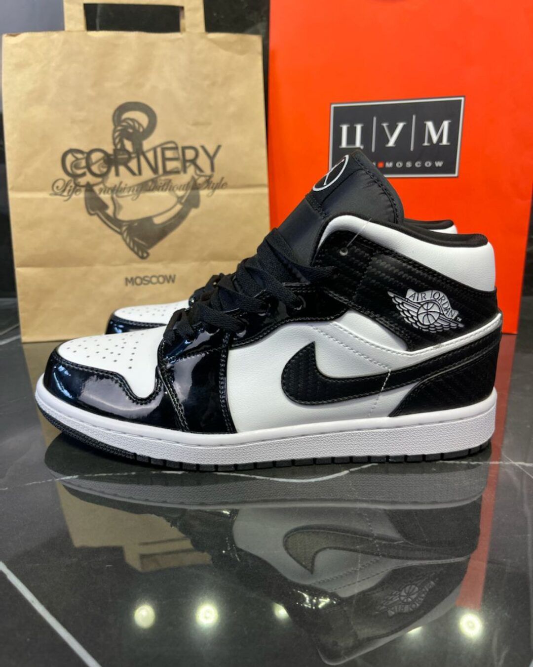 Кроссовки Nike Air Jordan 1 Mid Carbon Fiber All-Star — изображение 3