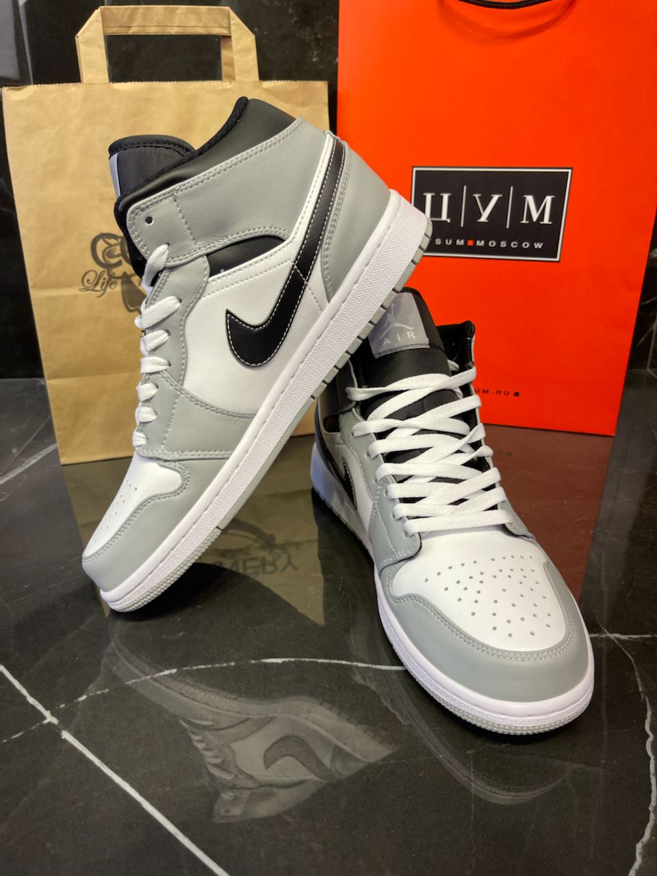 Кроссовки Jordan 1 Retro High Bleached Coral — фото 8