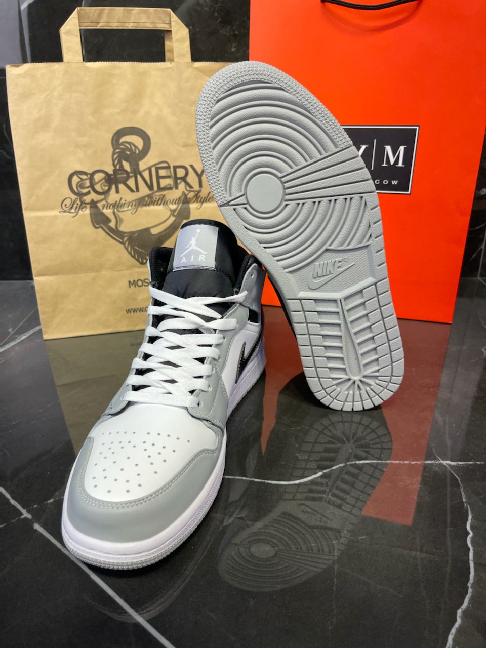 Кроссовки Jordan 1 Retro High Bleached Coral — фото 9