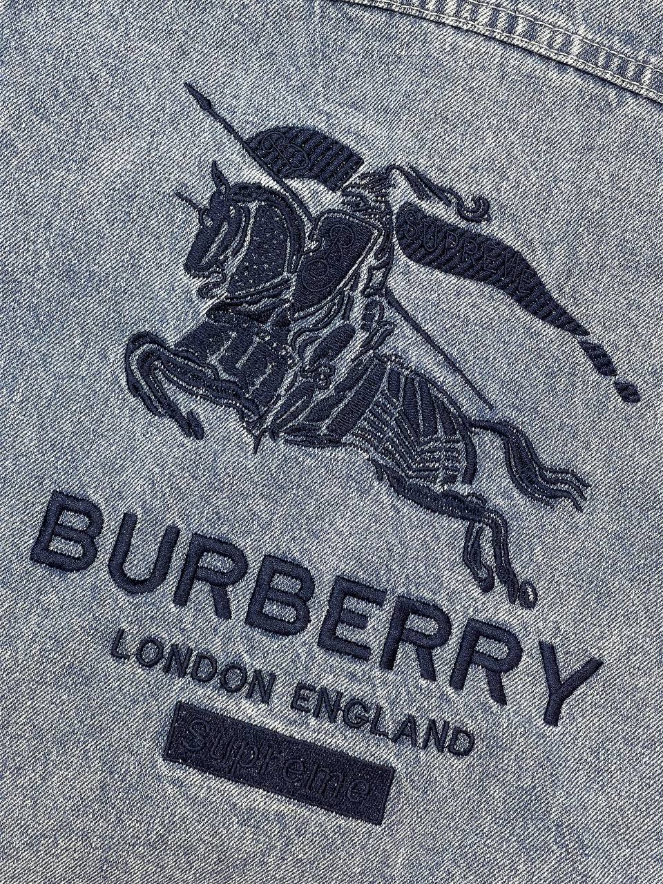Джинсовка Burberry x Supreme — фото 5