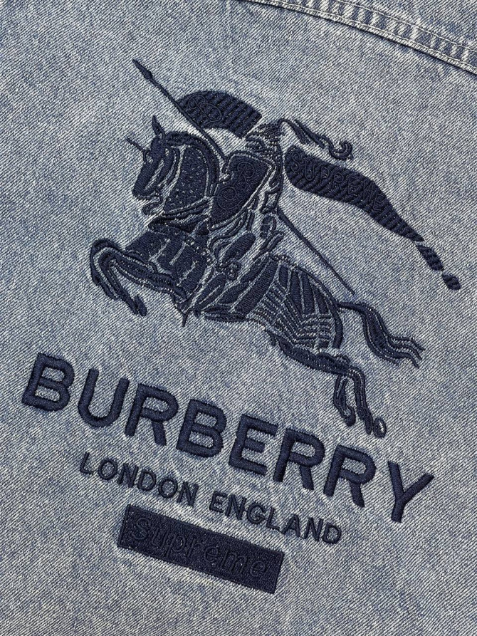 Джинсовка Burberry x Supreme — изображение 5