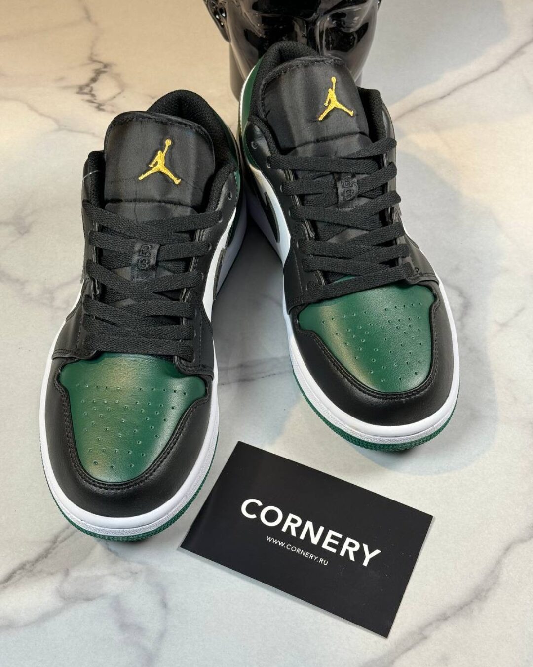 Кеды Air Jordan 1 Low Green Toe — изображение 3