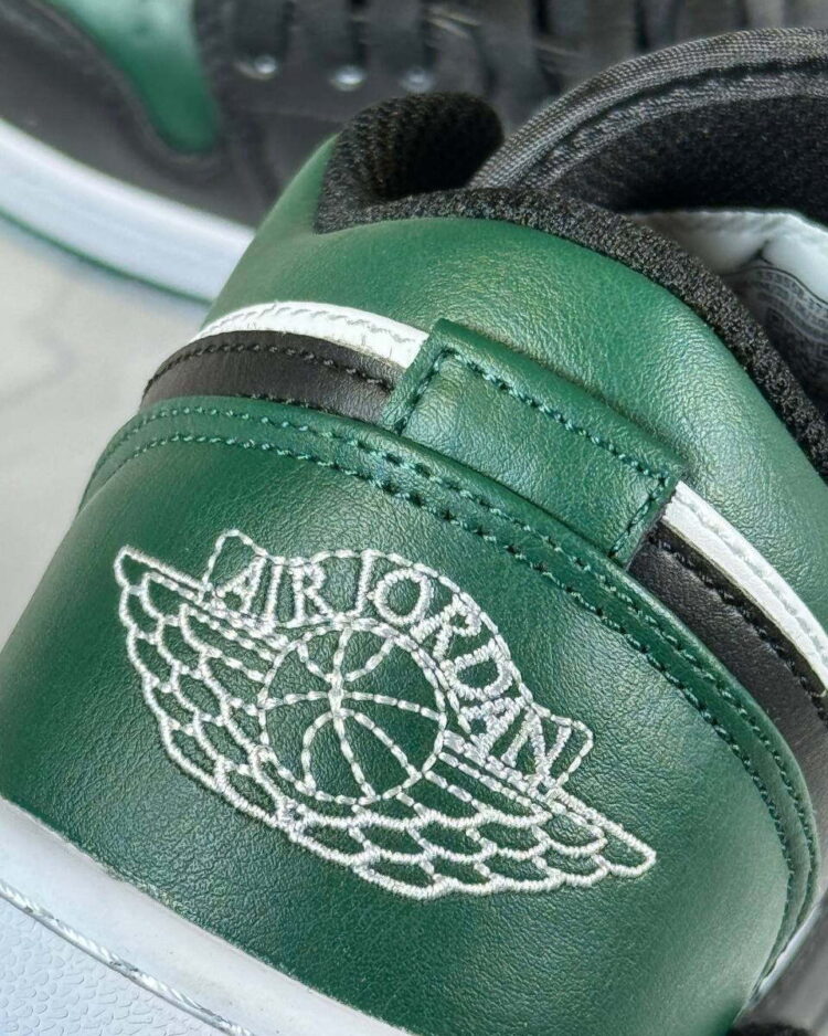 Кеды Air Jordan 1 Low Green Toe — фото 7