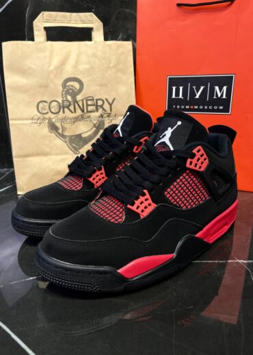 Кроссовки Jordan 4 Retro Red Thunder