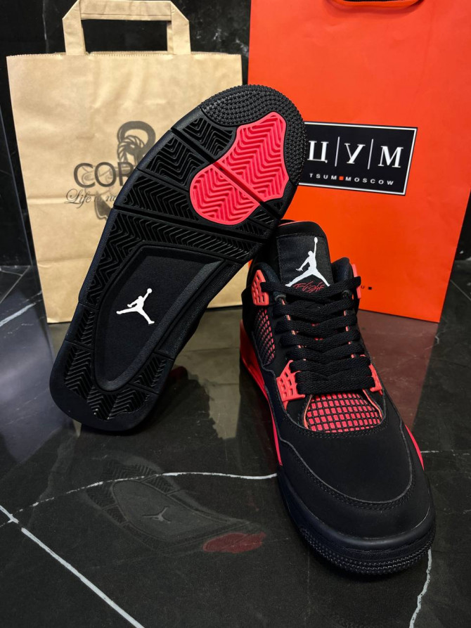 Кроссовки Jordan 4 Retro Red Thunder — изображение 2