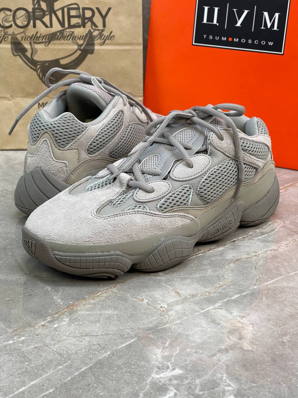 Yeezy 500 Ash Grey — фото 3