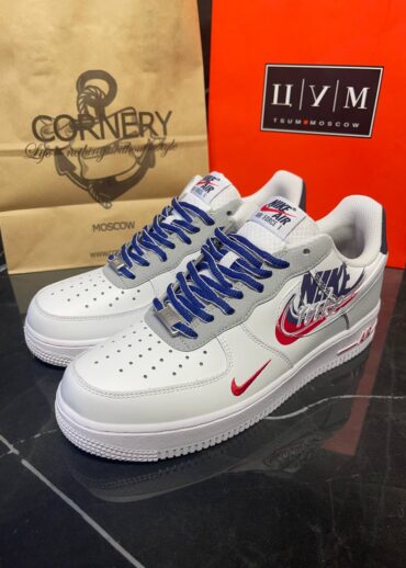 Кроссовки Nike Air Force 1 White Script Swoosh