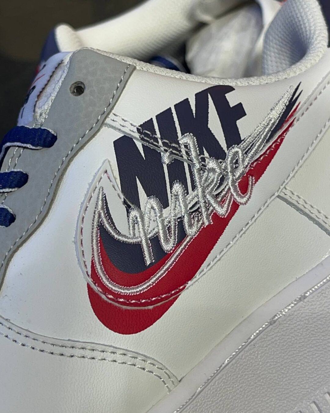 Кроссовки Nike Air Force 1 White Script Swoosh — изображение 8