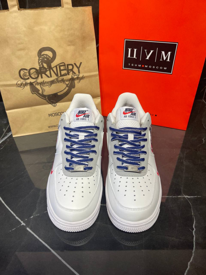 Кроссовки Nike Air Force 1 White Script Swoosh — изображение 4